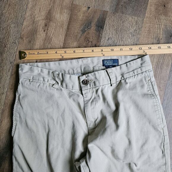 Ralph Lauren Polo Boys size 18 Khaki w/Blue Pony Chino Pants - Picture 7 of 7